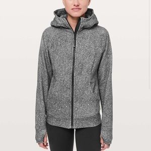 Scuba Hoodie IV Size 4 NWT LMSP Luminesce Splatter White Black Lululemon NEW
